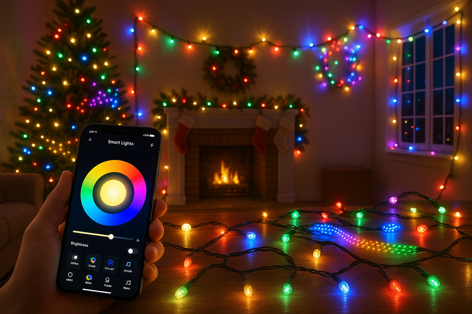 smart indoor christmas light